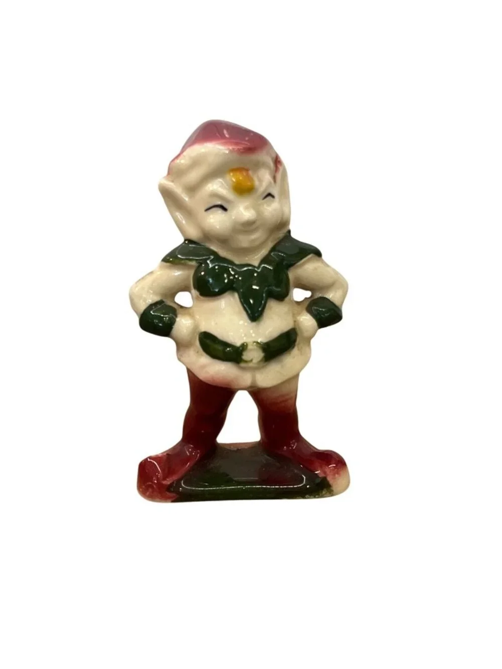 Vintage Ceramic Pixie Elf Figurine 4.5